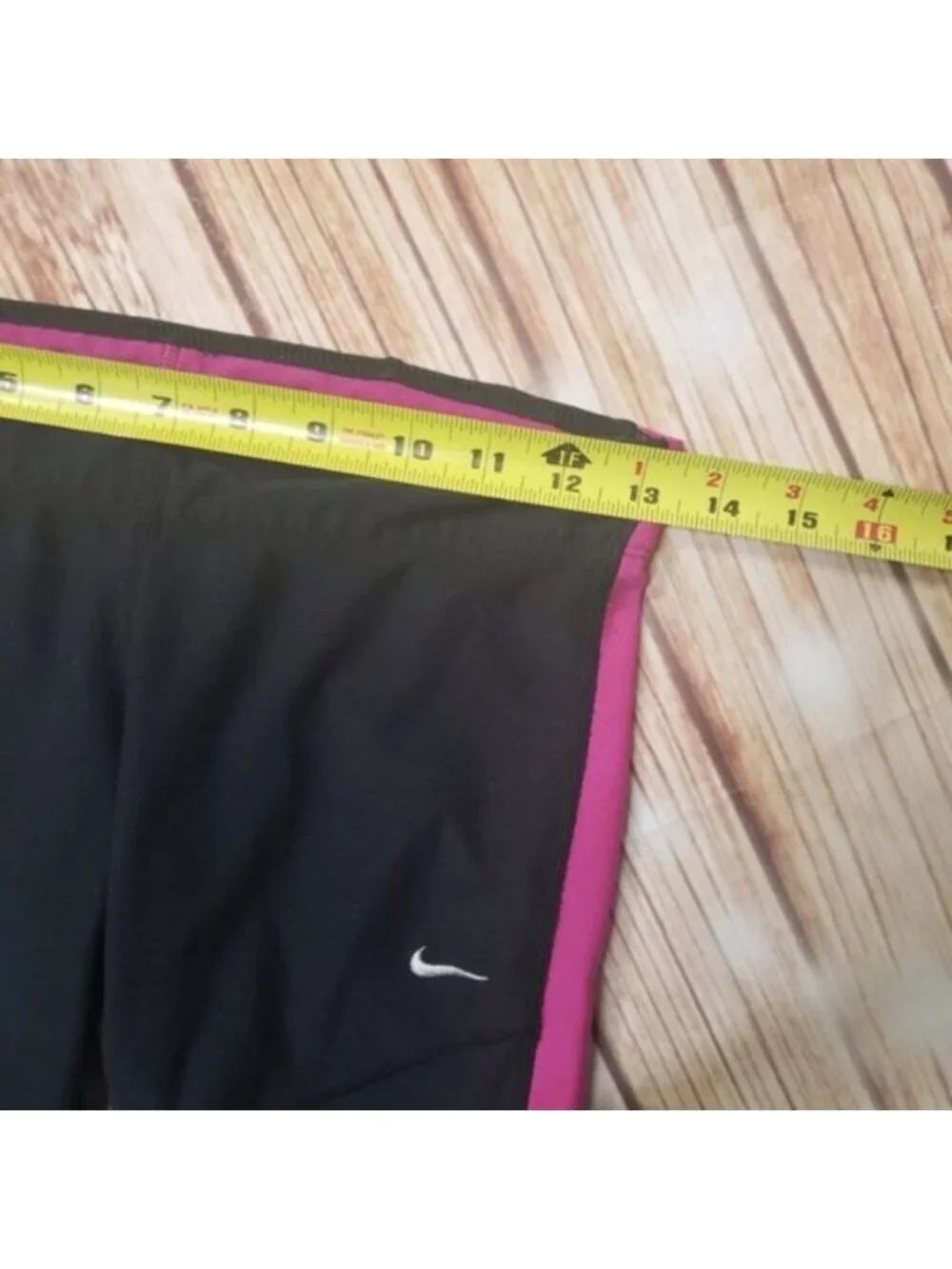 Nike Black Pink Running Tights Leggings Gym Yoga Activewear Workout Athletic